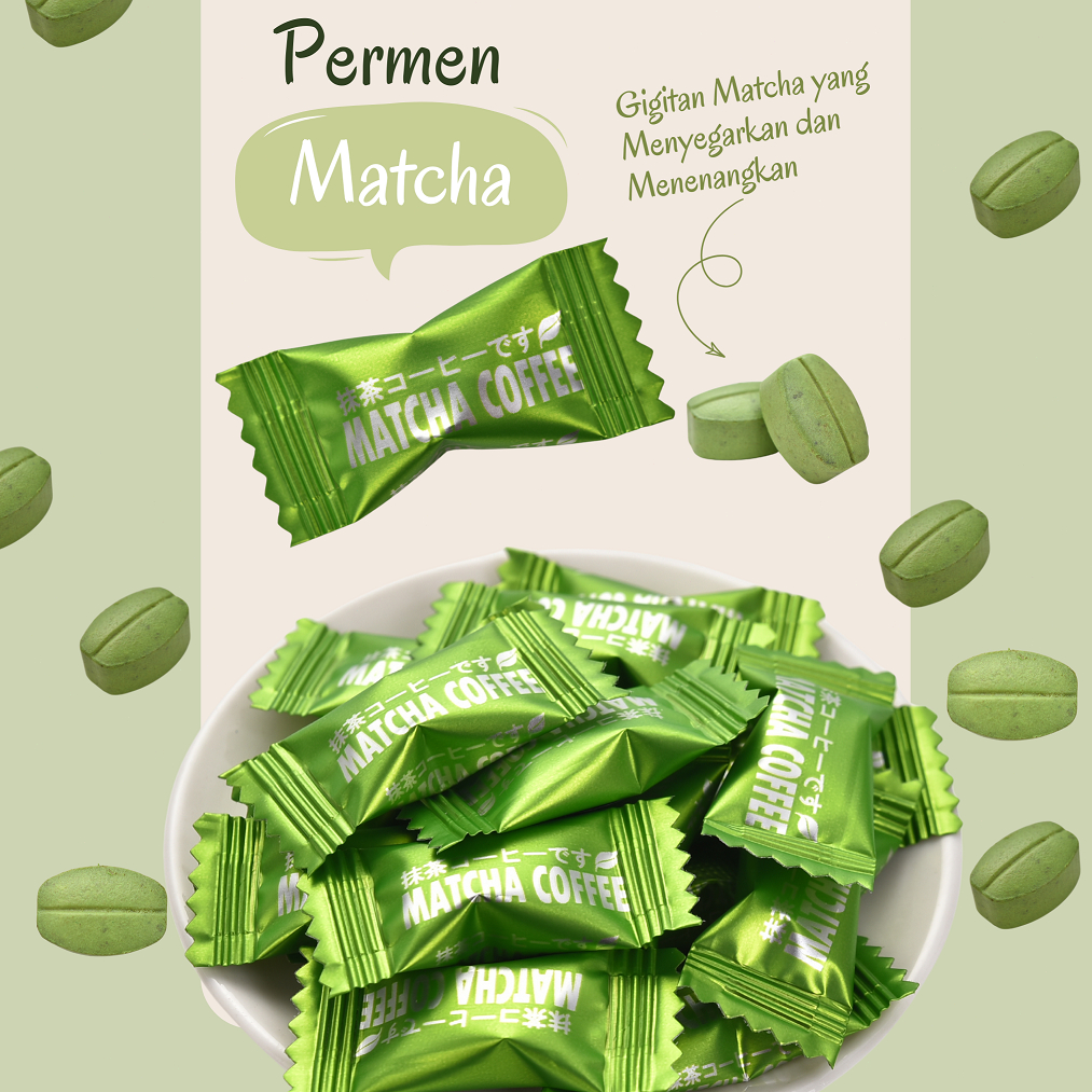 Jual Permen Macha Coffee Rasa Unik Matcha Menyegarkan Dan Menenangkan ...