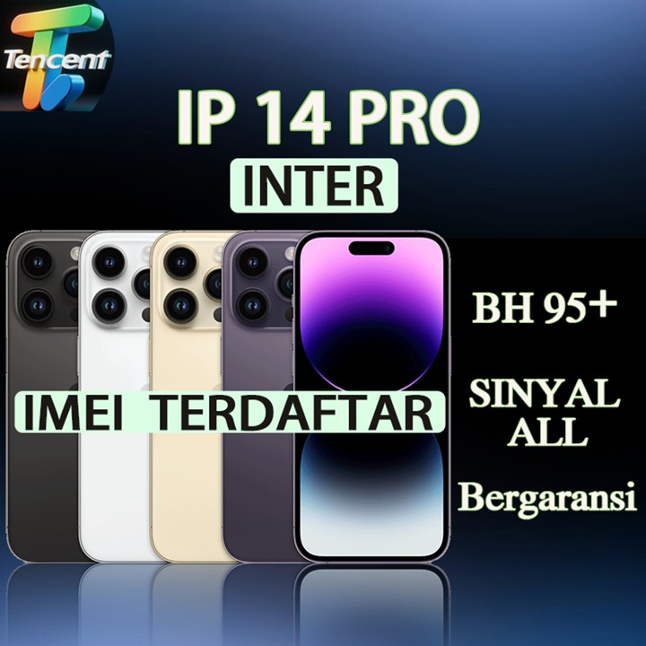 iPhone 14 Pro  IMEI Terdafta  128GB/256GB  Second  Original Fullset Mulus