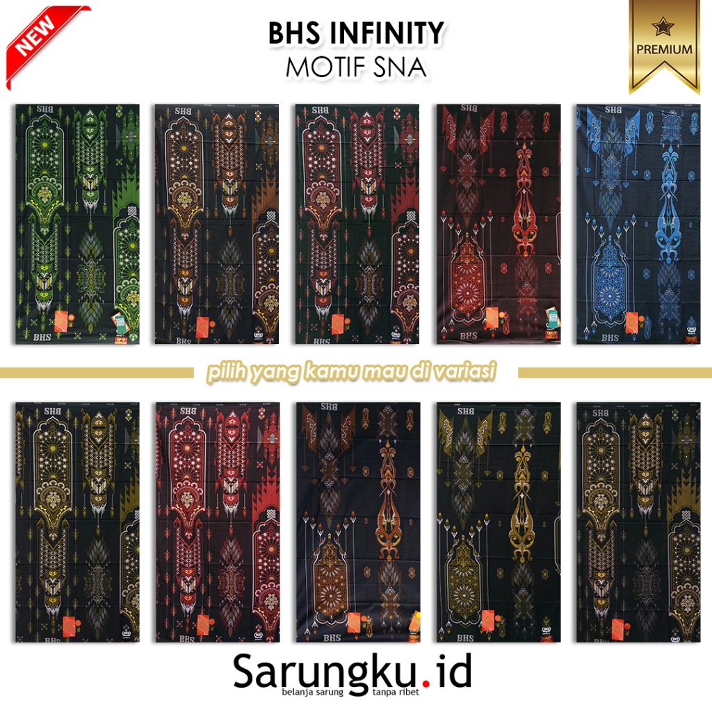 Jual SARUNG BHS INFINITY MOTIF SNA / SNB | Shopee Indonesia
