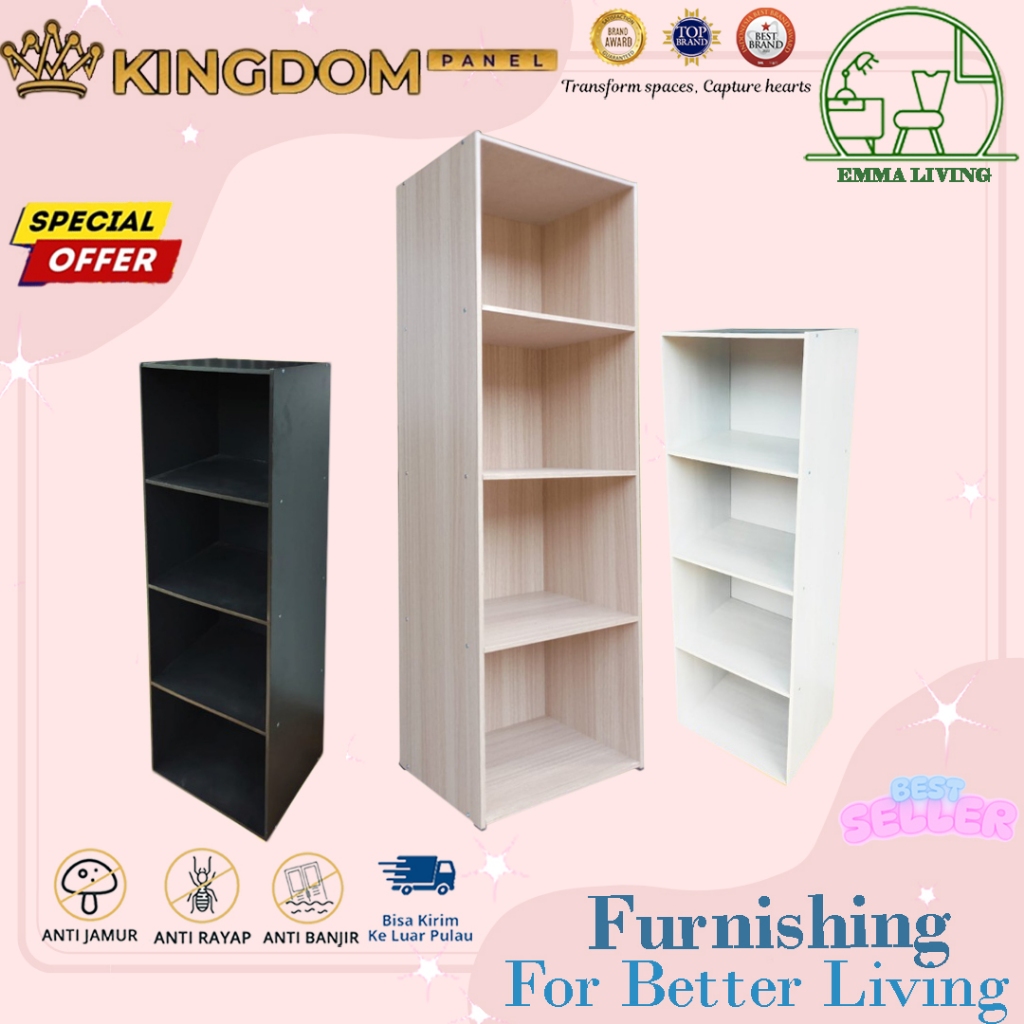 Jual [READY STOCK] KINGDOM RAK SERBAGUNA PANEL KAYU 2 3 4 7 11 SUSUN ...