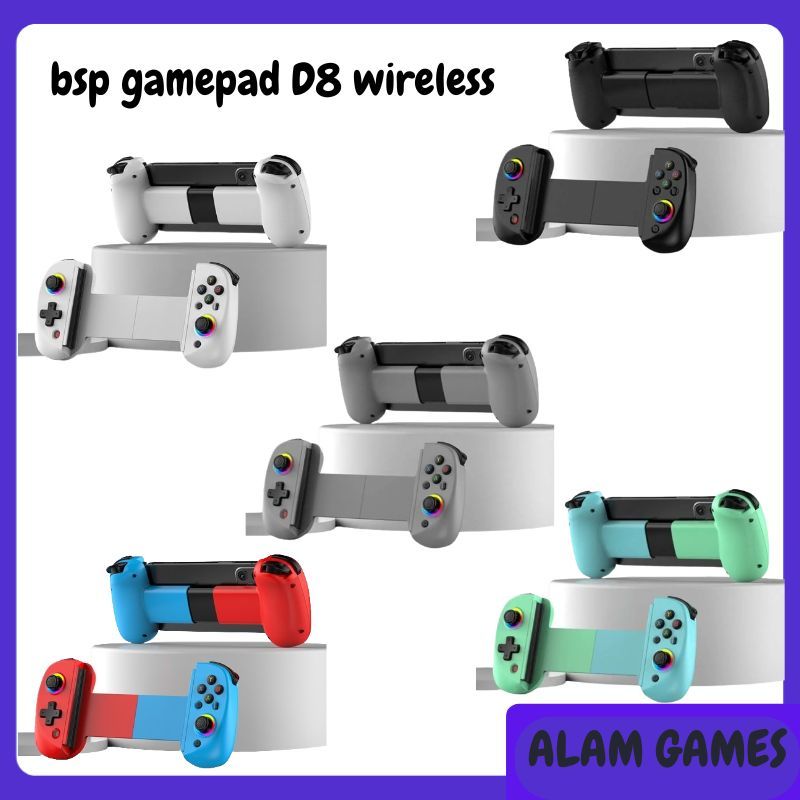 Jual BSP Gamepad D8 Wireless Bluetooth Controller Teleskopik untuk ...