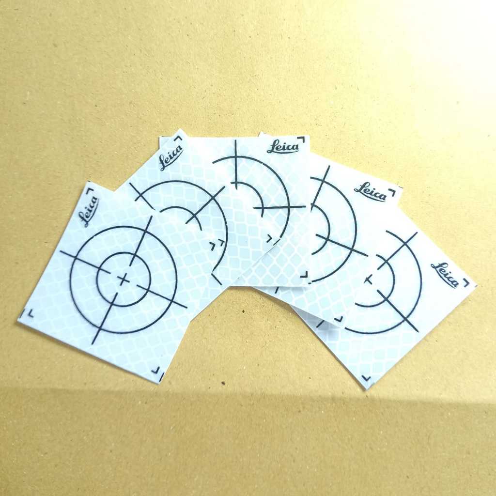 Jual Survey Reflector Sheet 40x40mm – Putih / Reflective Tape / Prisma ...