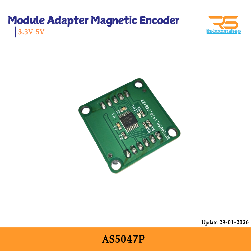 Jual 3.3V 5V AS5047P/D SPI ABI Port Module Board Adapter Magnetic ...