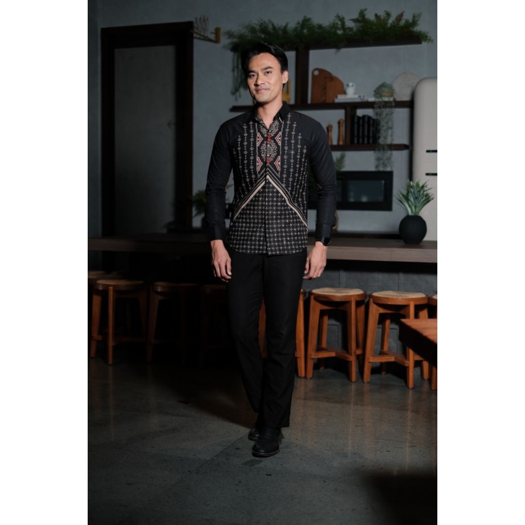 Batik Mentari Motif Youhana Kemeja Slimfit Lapis 7