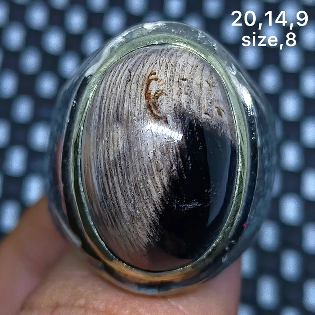 Jual cincin batu akik asli vosil kelor anti top hq natural (asli alam ...