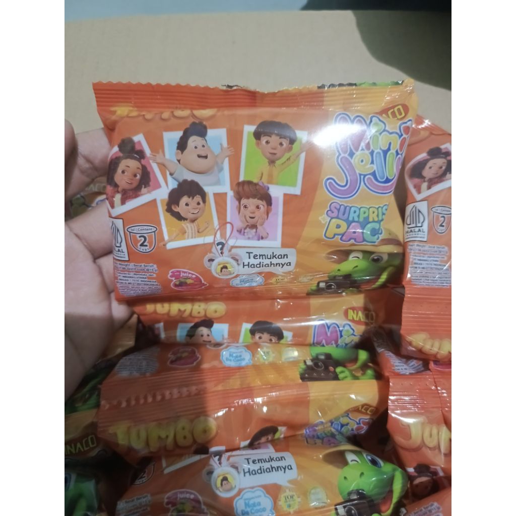 Jual mini jelly inaco surprise pack hadiah gelang acrilyc jumbo ...