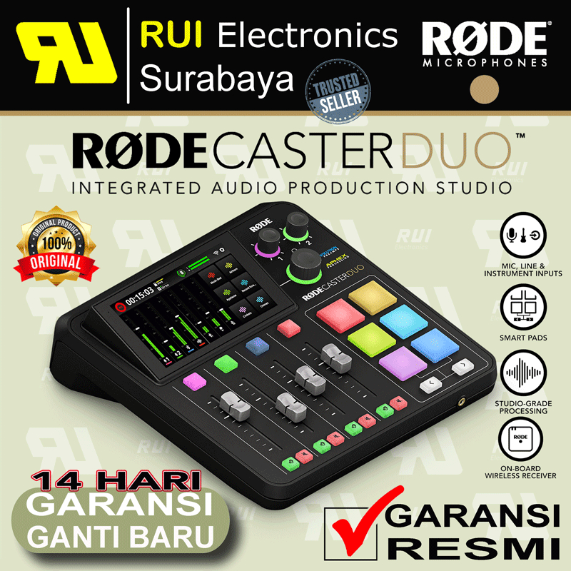 Jual Rode Caster DUO Integrated Audio Production Studio Mixer 2 Channel ...
