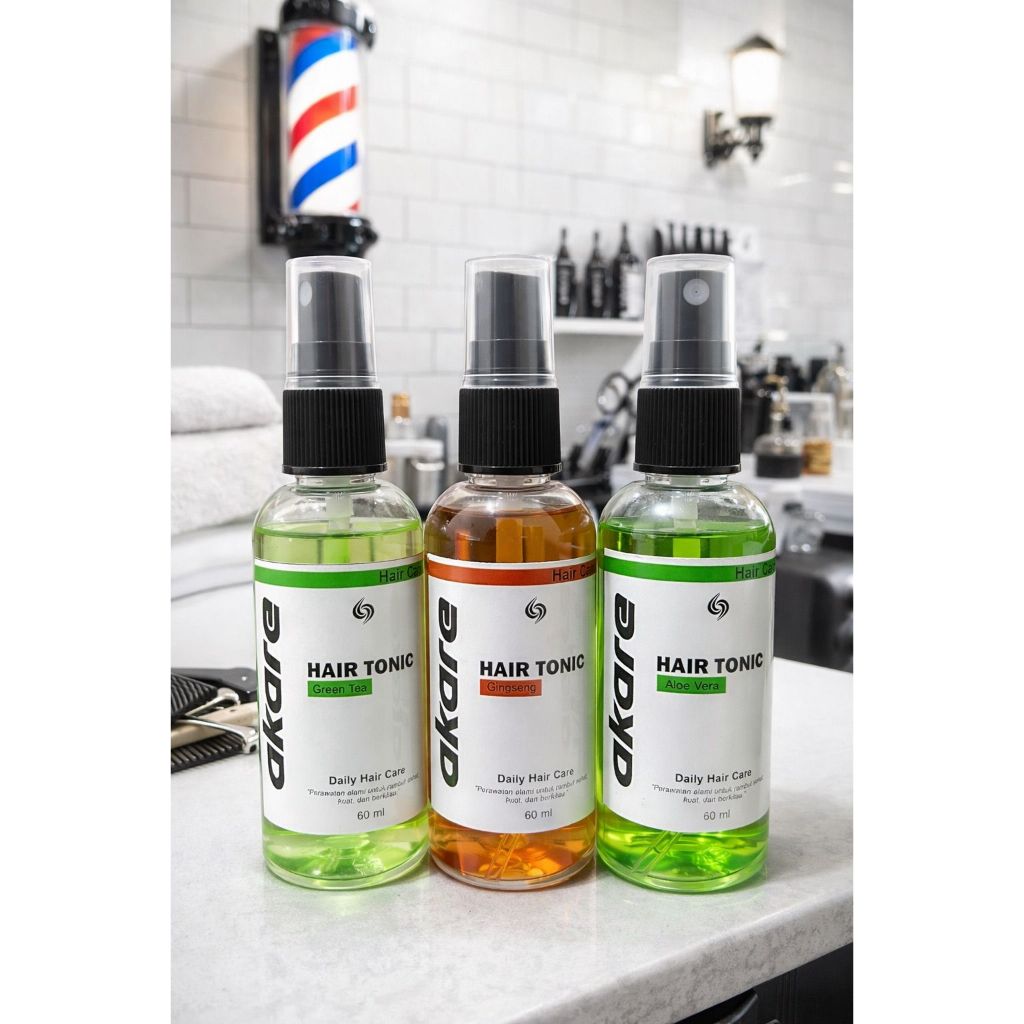 Jual Hair Tonic 60ml - Ekstrak Ginseng / Green Tea / Aloe Vera ...