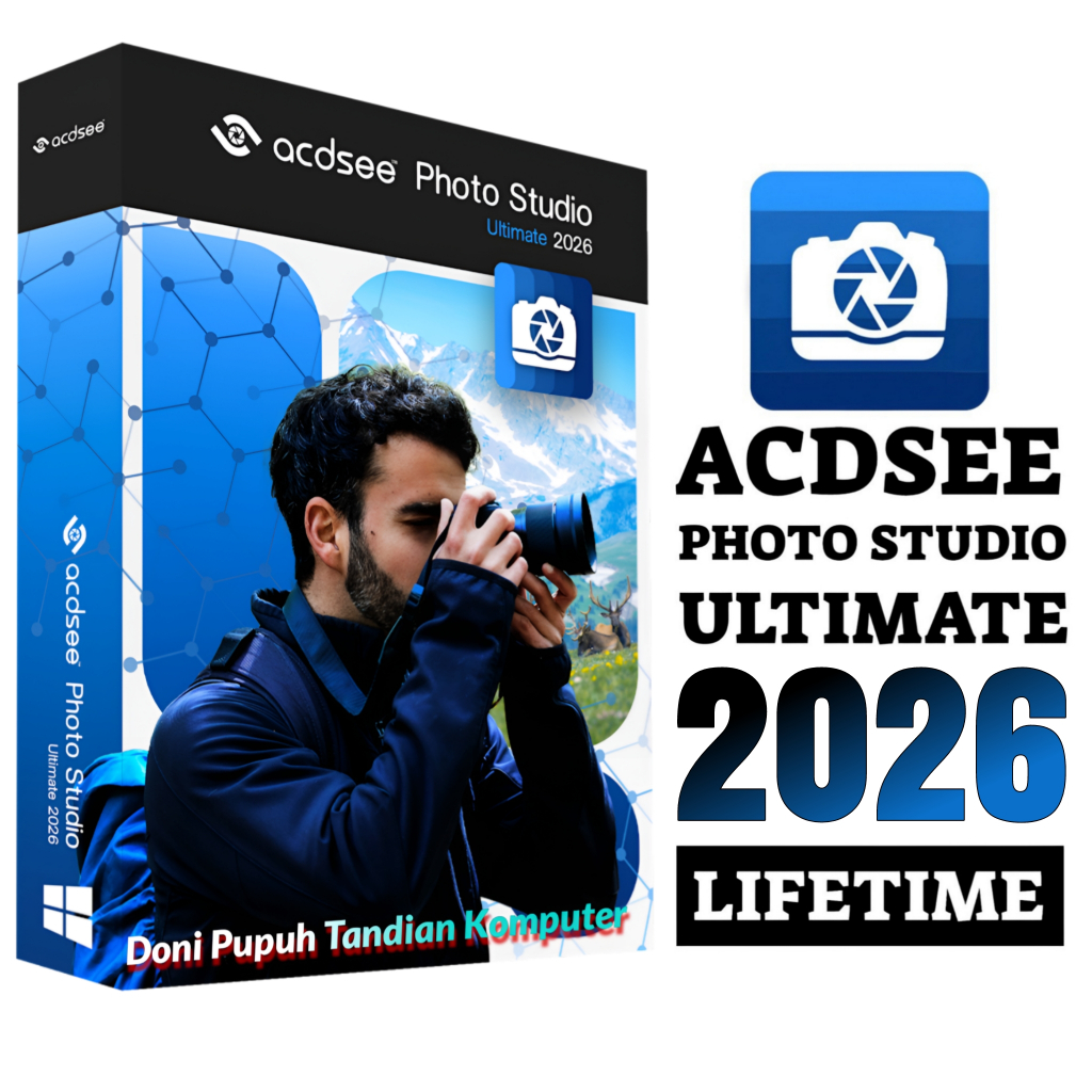 Jual ACDSee Photo Studio Ultimate 2026 Full Version Lifetime + Video ...