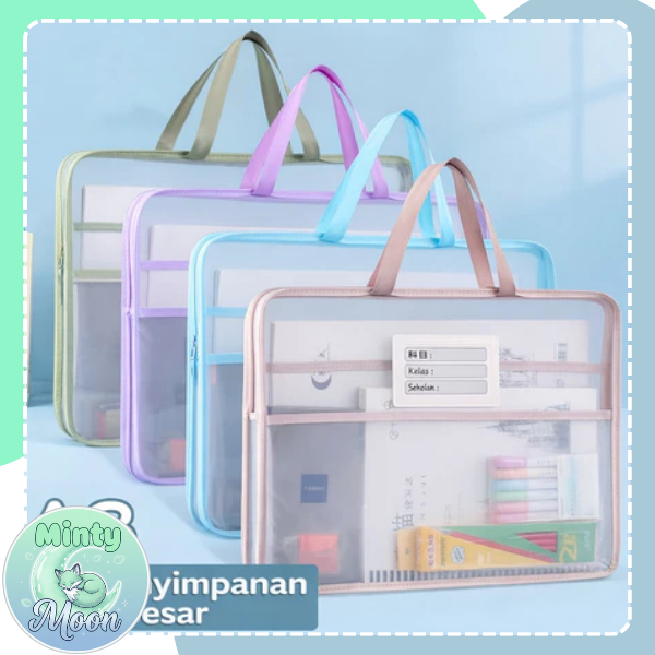 Jual ST005 Tas Dokumen A4 Besar Map Dokumen File Folder Kapasitas Besar ...