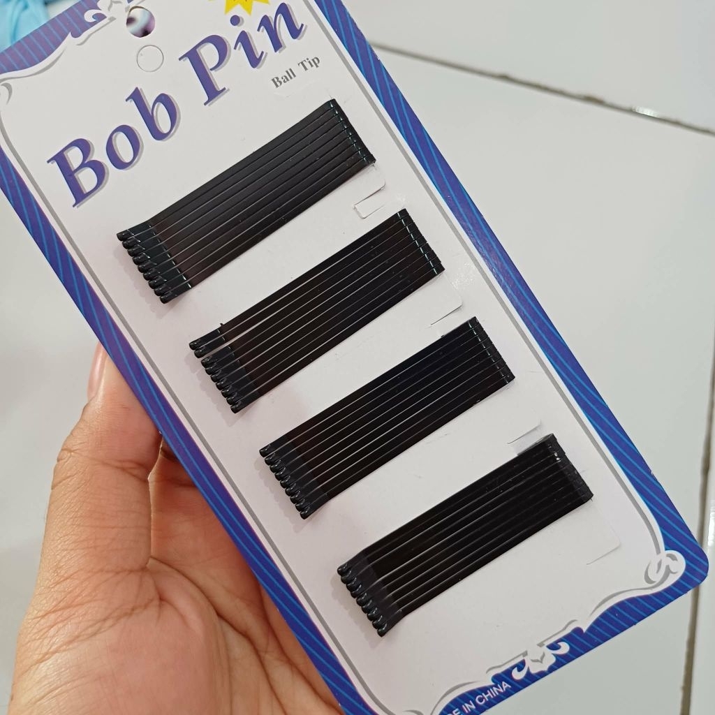 Jual Bob Pin Jepit Rambut Hitam (Ball Tip) | Shopee Indonesia