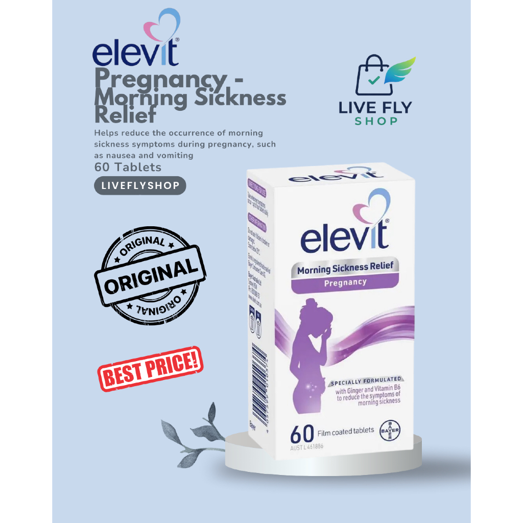 Jual [PRE-ORDER] Elevit Morning Sickness Relief Pregnancy 60 Tablets ...