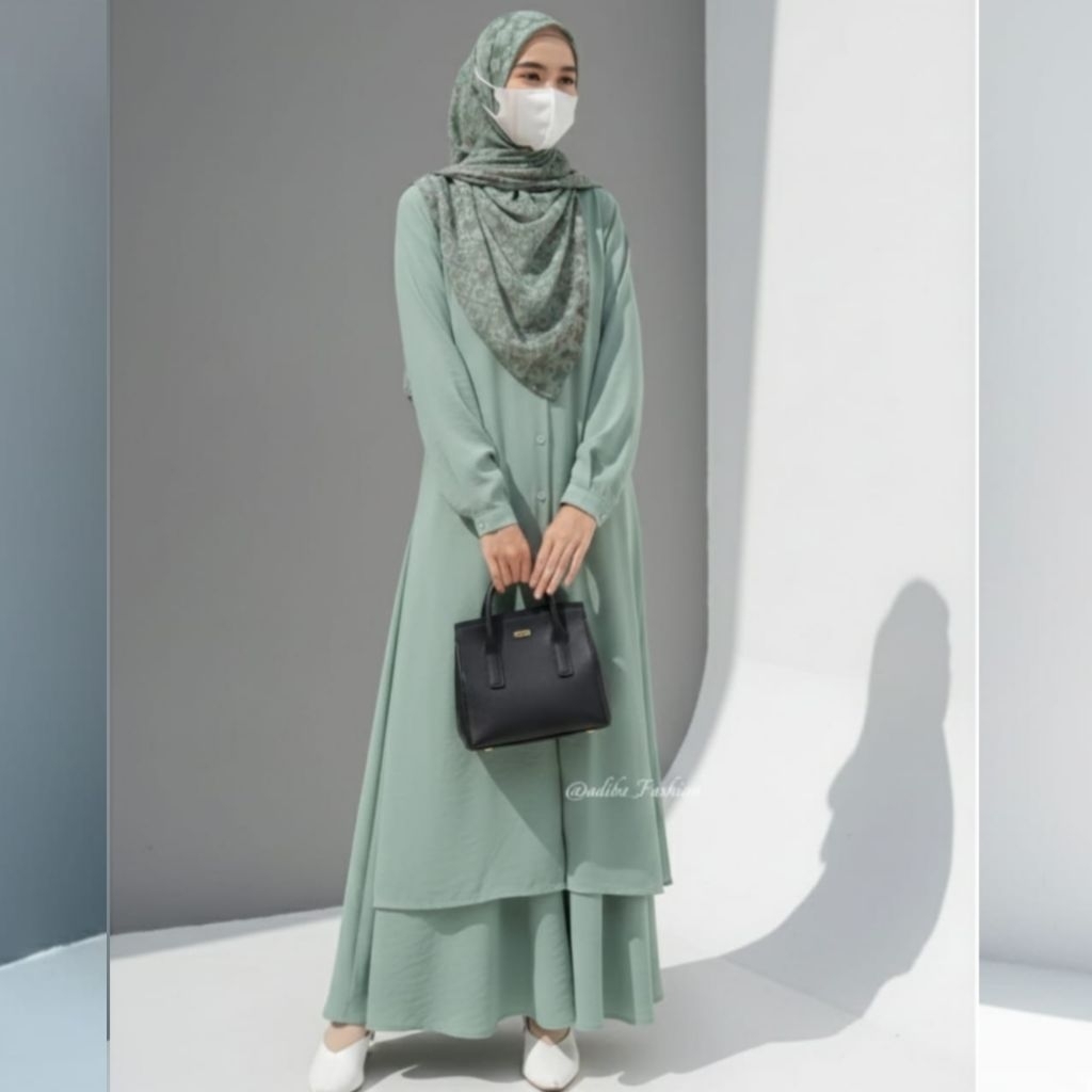 Jual Tunik & Rok Skirt Ootd | M L XL XXL Setelan One Set Wanita ...
