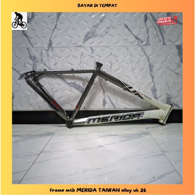 Jual frame mtb MERIDA TAIWAN alloy uk 26 | Shopee Indonesia