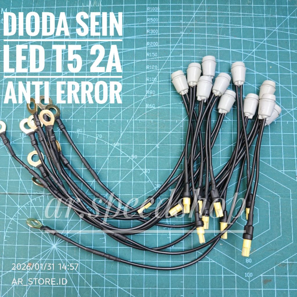 Jual DIODA SEIN LED T5 FITING SOKET T5 DIODA 2A PENYEARAH ANTI ERROR ...