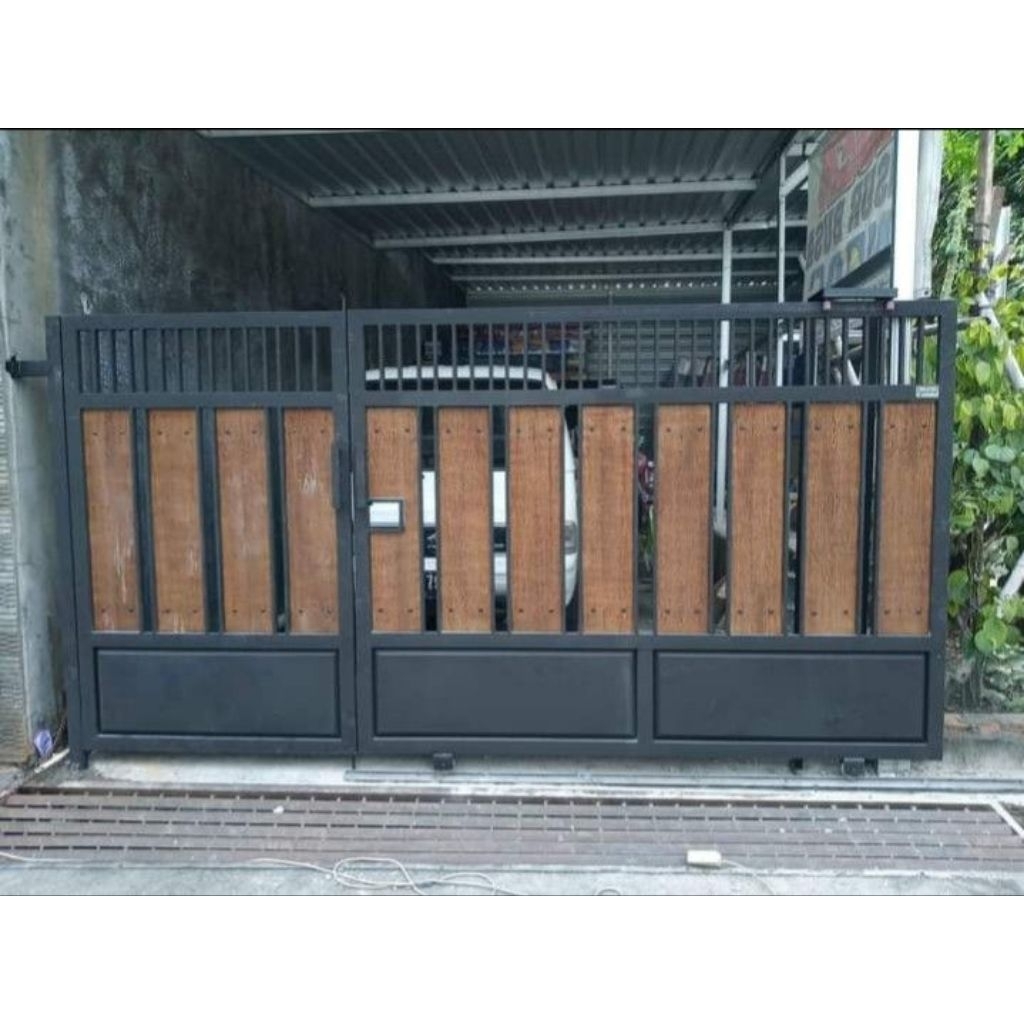 Jual Pagar Minimalis Sliding Modern untuk Rumah & Ruko | Shopee Indonesia