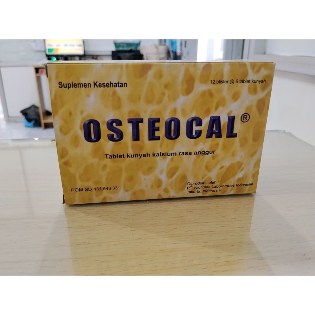 Jual Osteocal tablet kunyah pers trip isi 6 tablet | Shopee Indonesia