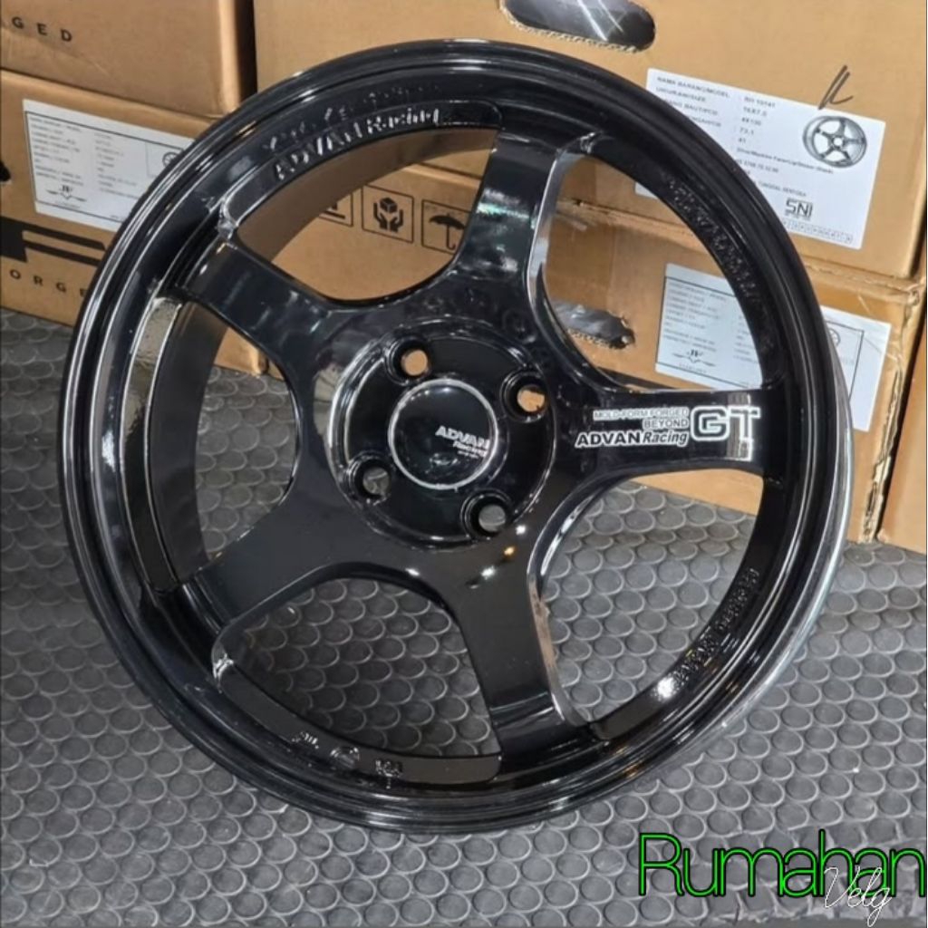 Jual velg advan gt ring 16 lebar 7 velg mobil ring 16 velg racing r16 ...