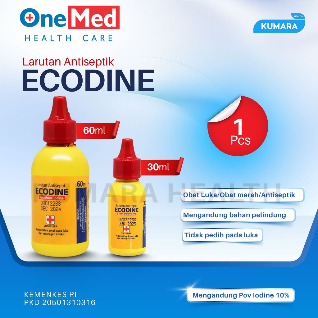 Jual ONEMED - Ecodine / Antiseptik untuk Luka | Shopee Indonesia