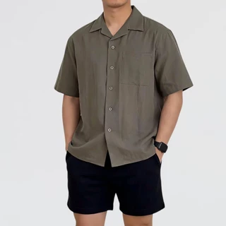 Reinaclub Cuban Bowling Linen Shirt Unisex