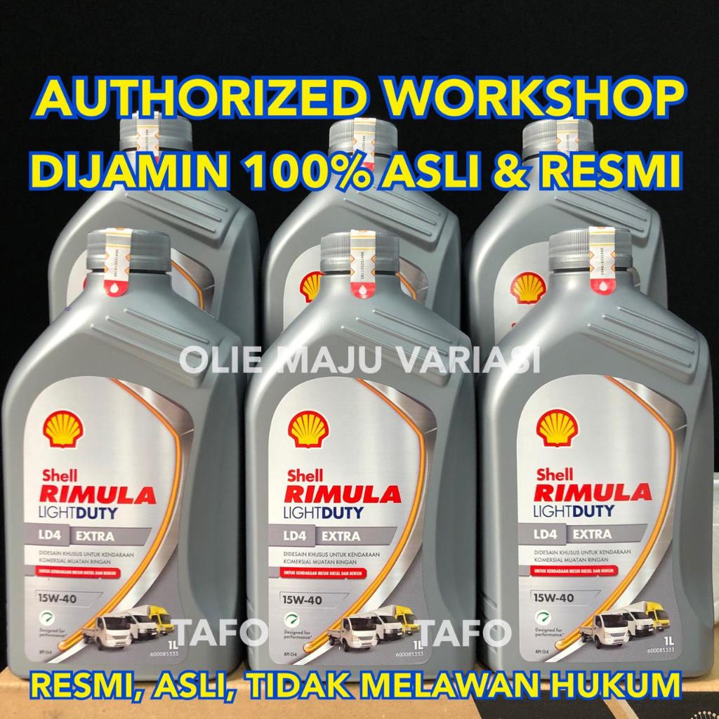 Jual SHELL RIMULA LD4 15W-40 DIESEL ORIGINAL / SHELL RIMULA LD4 15W40 ...