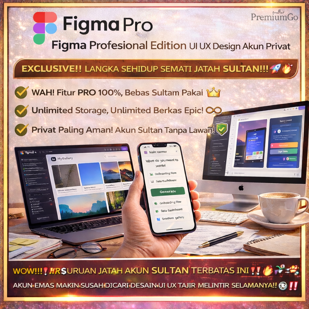 Jual Figma Pro | Figma Profesional Edition UI UX Design Akun Privat ...