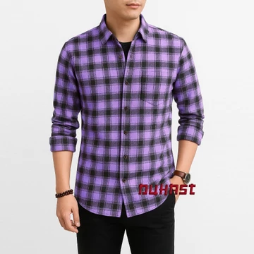 Kemeja Pria Lengan Panjang Flanel Import Unisex Motif Kotak DUHASTSHOP