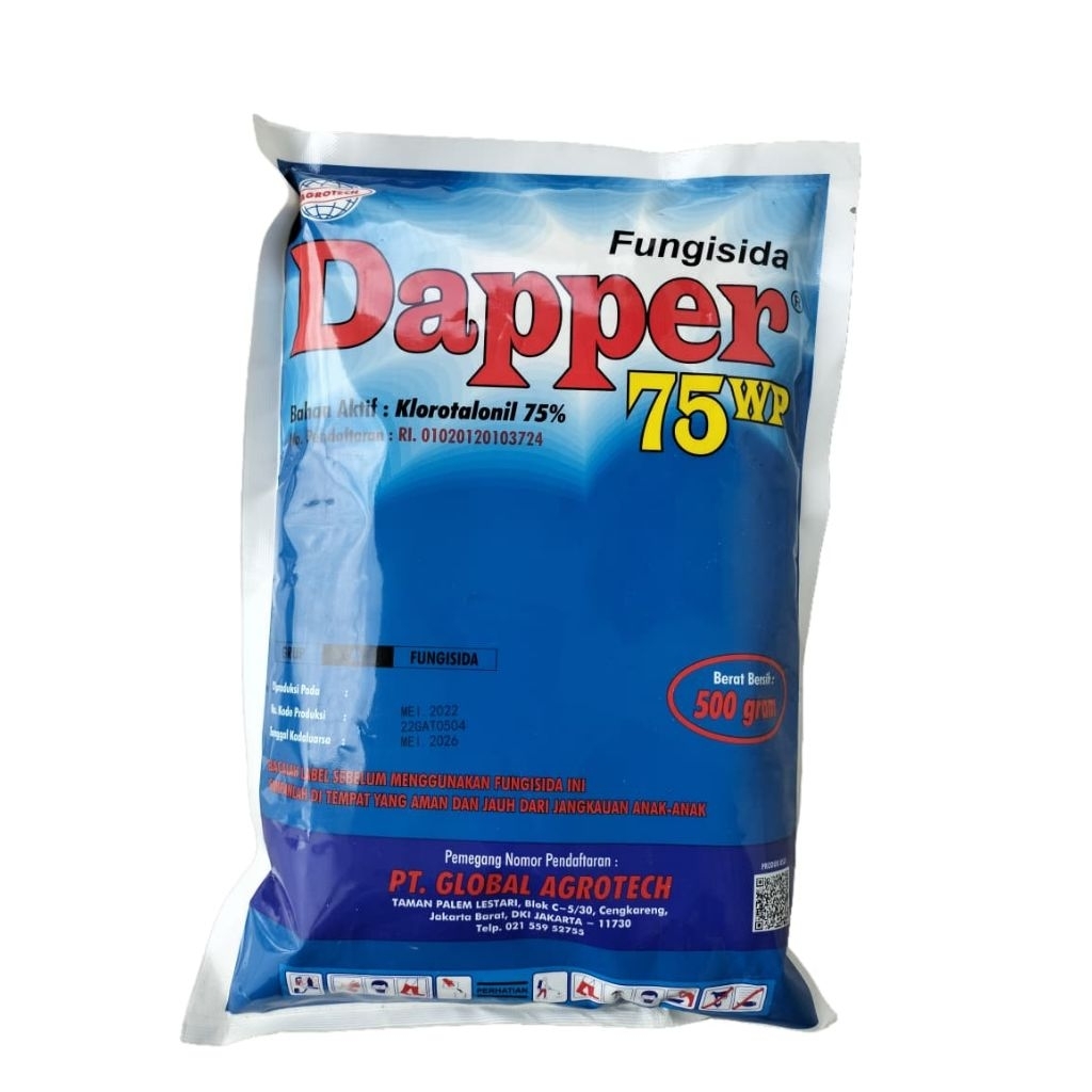 Jual fungisida dupper klorotalonil 75% 500 gram (mencegah dan mengobati ...