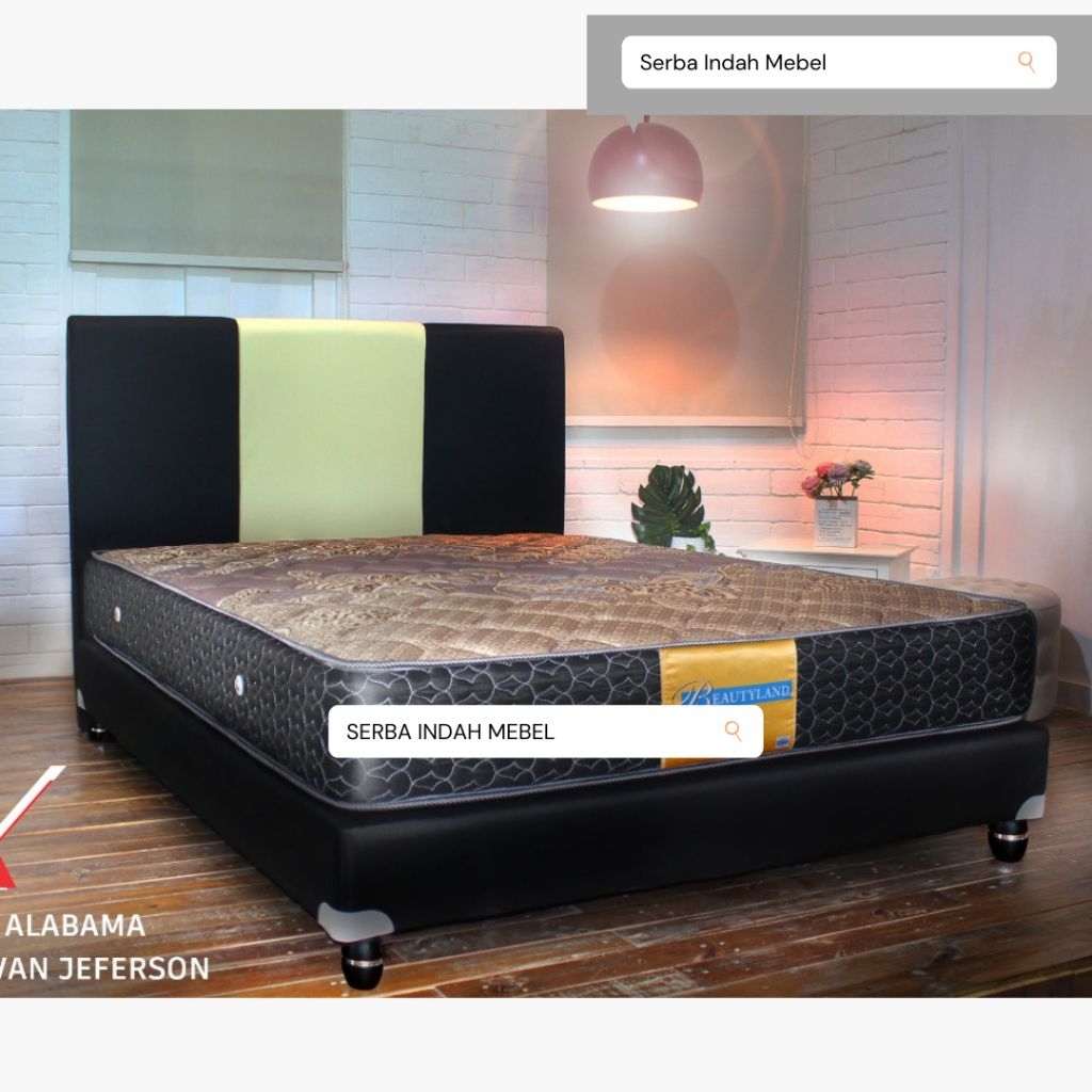 Jual SPRING BED AMERICAN BEAUTYLAND MAX 90cm, 120cm, 160cm, 180cm ...