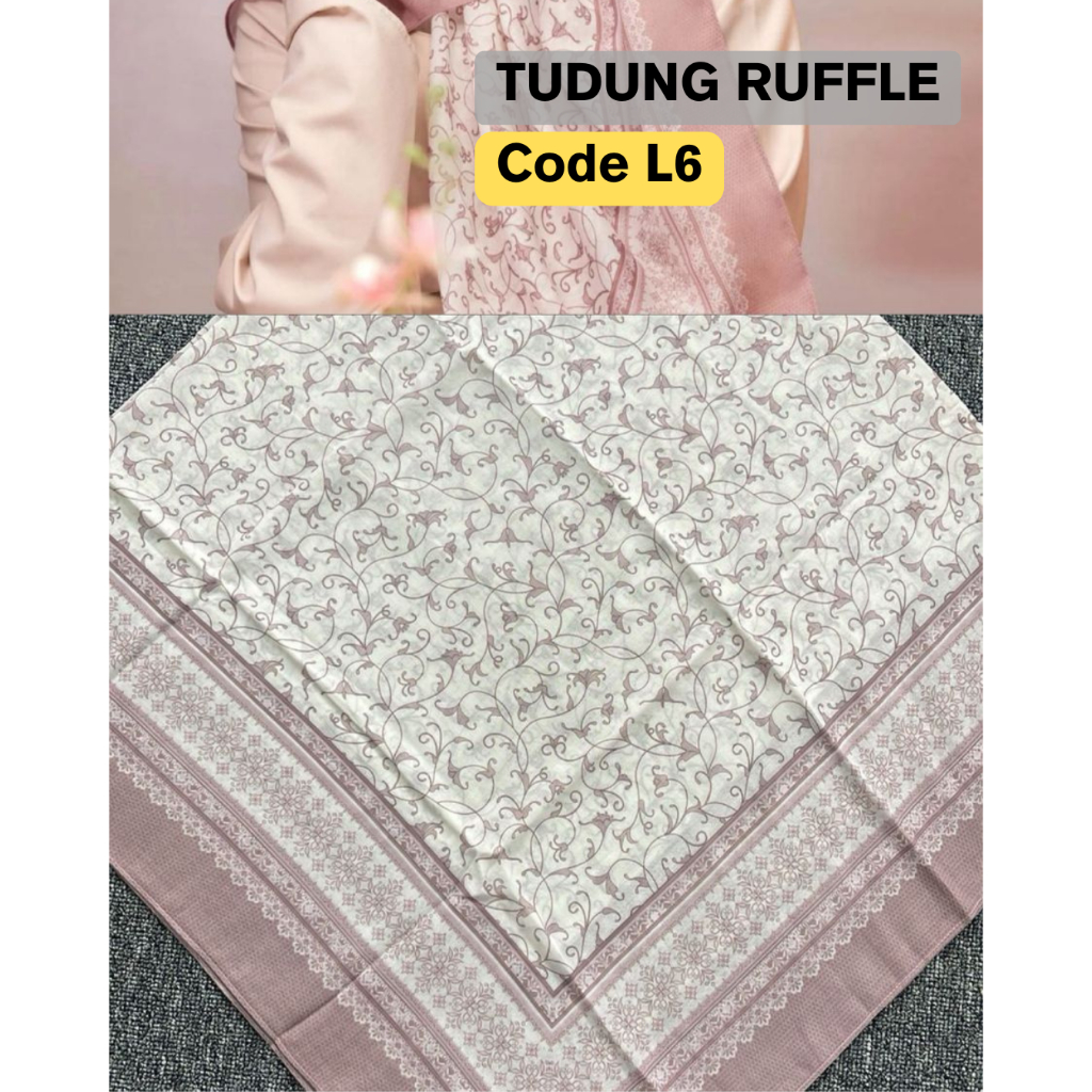 Jual Hijab Malay Tudung Ruffle Katun Brand Malaysia | Shopee Indonesia