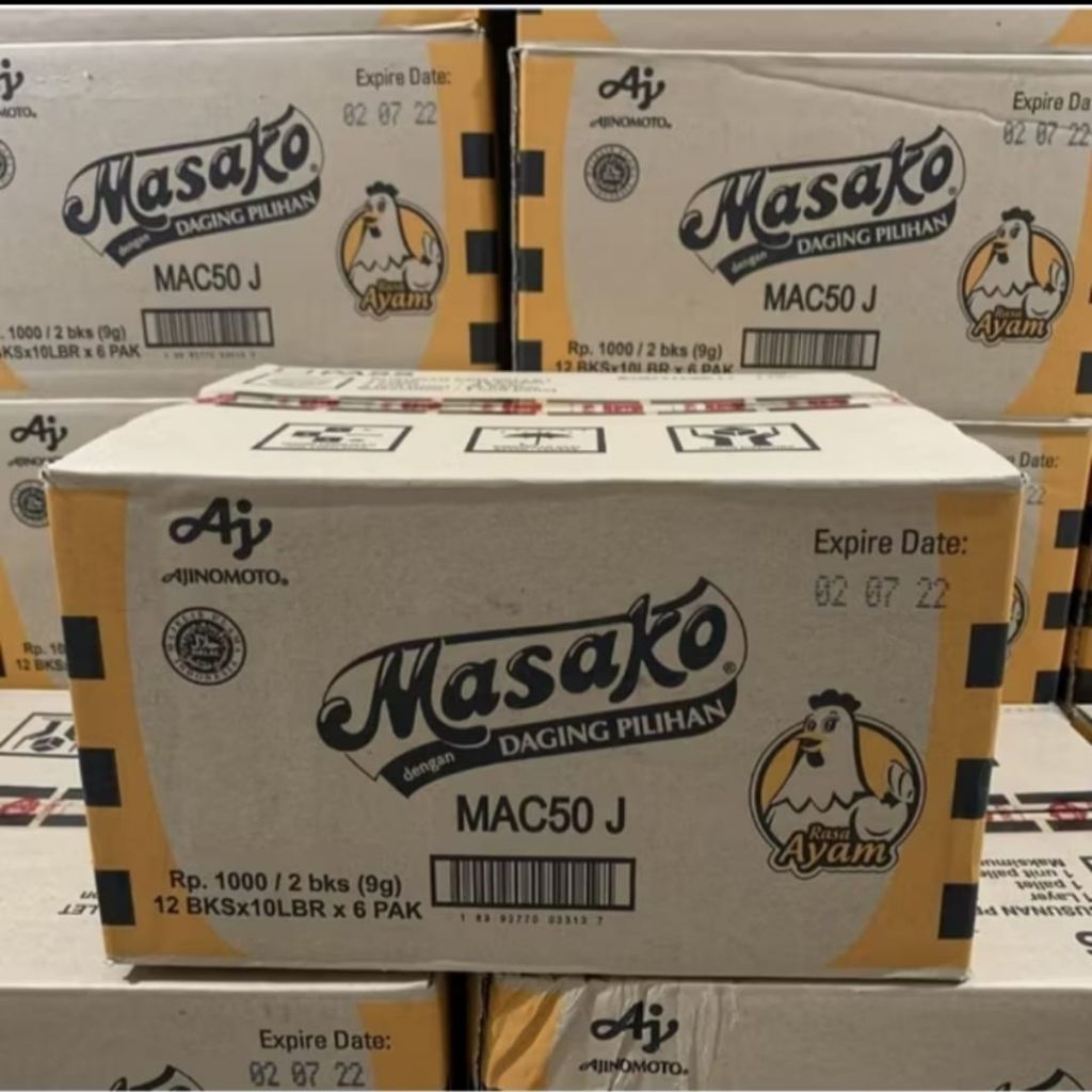 Jual Masako renteng 1/2 dus CAMPUR ( 30 lusin )| Masako renteng 1 dus ...
