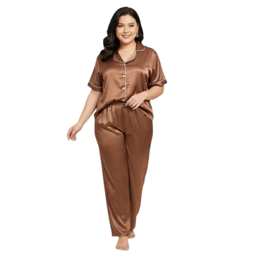 Setelan Baju Tidur Wanita Dewasa CP Jumbo Satin Velvet Ld120