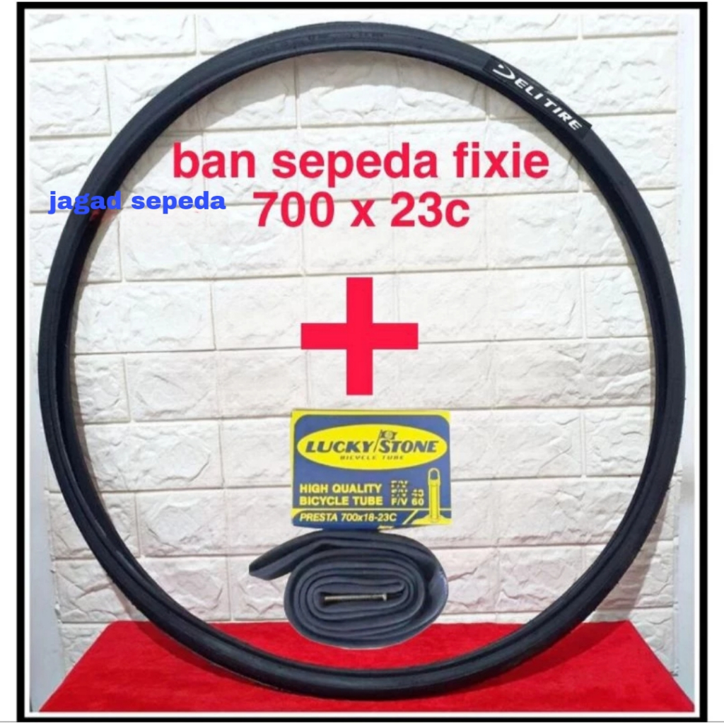 Jual Ban sepeda fixie 700 x 23c ban luar dalam cocok untuk semua sepeda ...