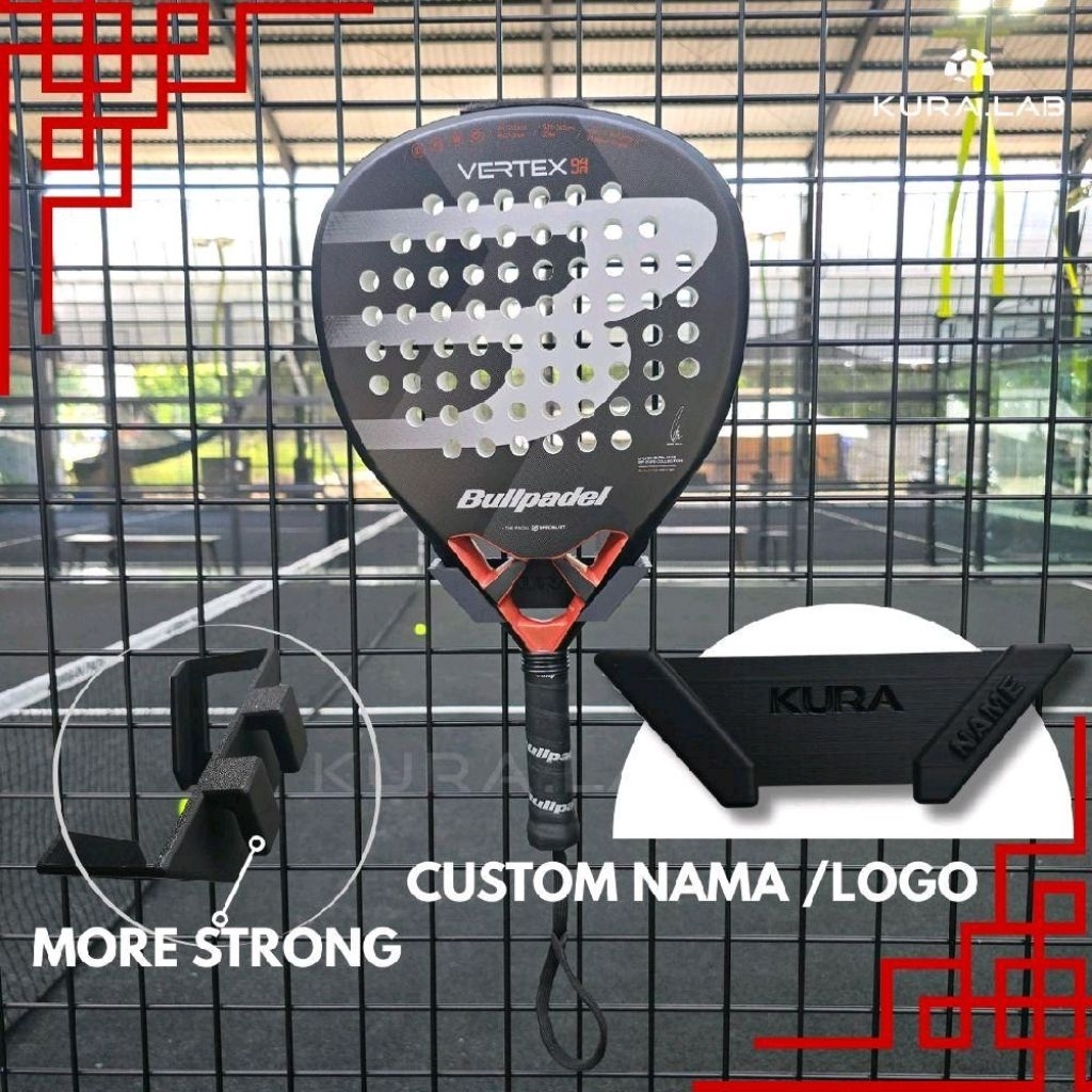 Jual Fence Court Racket Padel Holder V3 - Gantungan Raket Padel Jaring ...