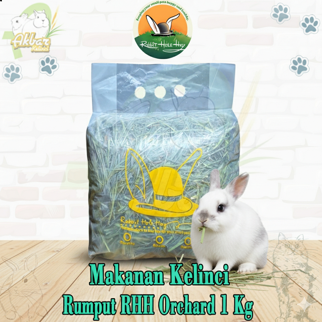 Jual Orchard Hay 1 kg RHH Rumput Hay Orchard Rabbit Hole Hay 1kg rumput ...