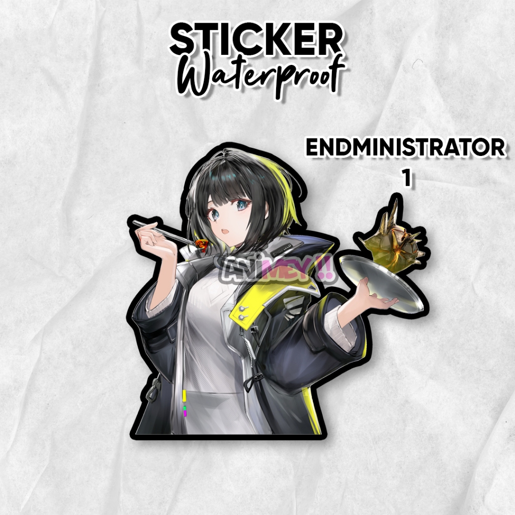 Jual Stiker Endministrator Game Arknight Endfield / Sticker Anime ...