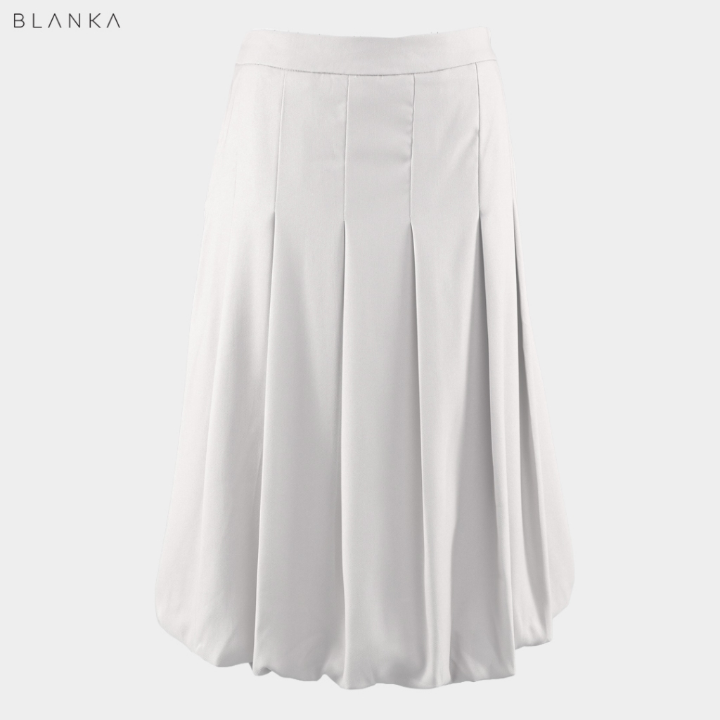 Jual Blanka Ladies- Rok Panjang Wanita A-line Pleated Skirt | Shopee ...