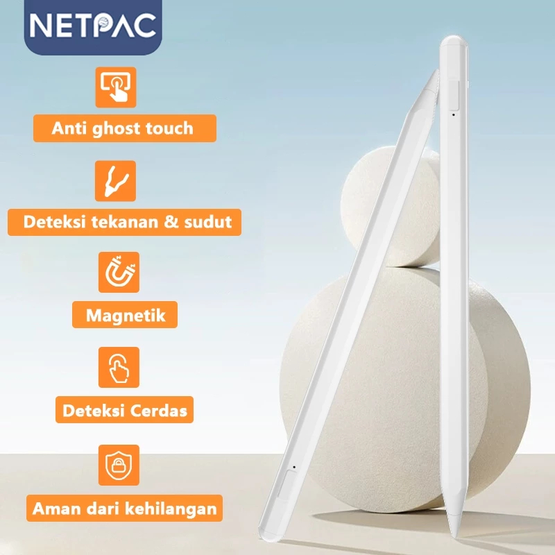 Jual NETPAC Stylus Pen Universal Capacitive Pencil For HP IOS Android ...