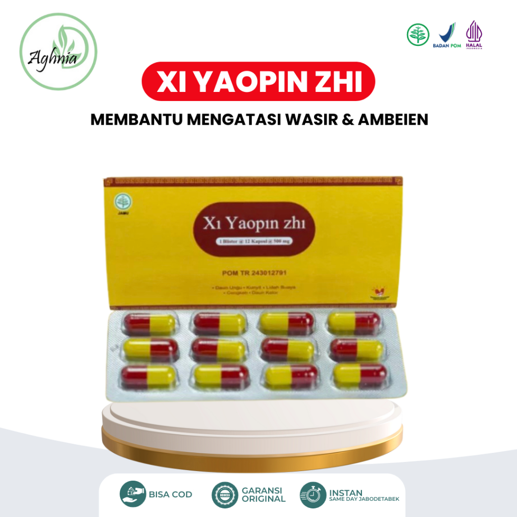 XI YAOPIN ZHI Kapsul Ambeien Meredakan Nyeri Wasir Melunakkan BAB 12 Kapsul