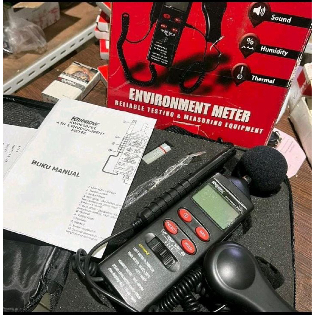 Jual ENVIRONMENT METER KRISBOW KW0600291 4 IN 1/KRISBOW KW06-291 ...