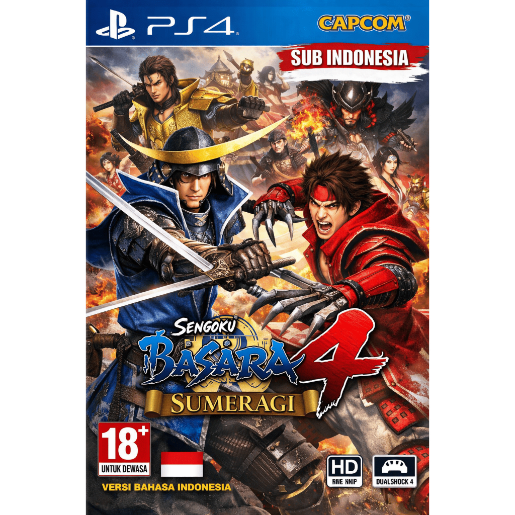 Jual Sengoku Basara 4 Sumeragi PS4 HEN Sub Indonesia || via email ...