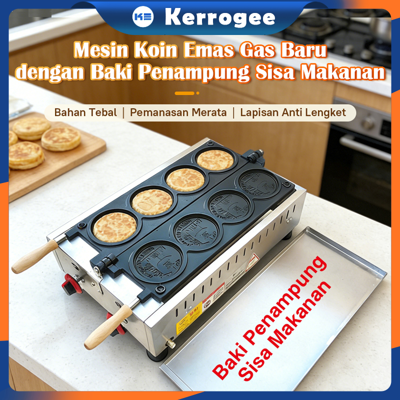 Jual Mesin Coin Waffle GAS - Semua Coin 3 & 4 Lobang Pembuat Roti Wafel ...