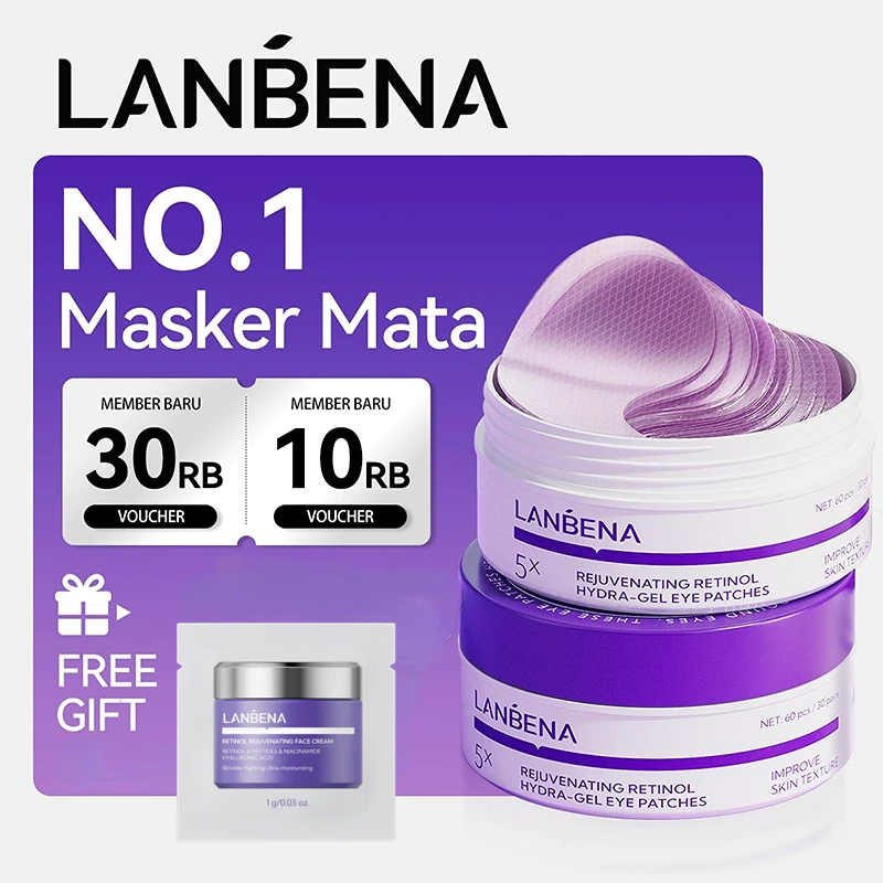 Pratinjau LANBENA Rejuvenating Retinol Hydra-Gel Eyepatch
