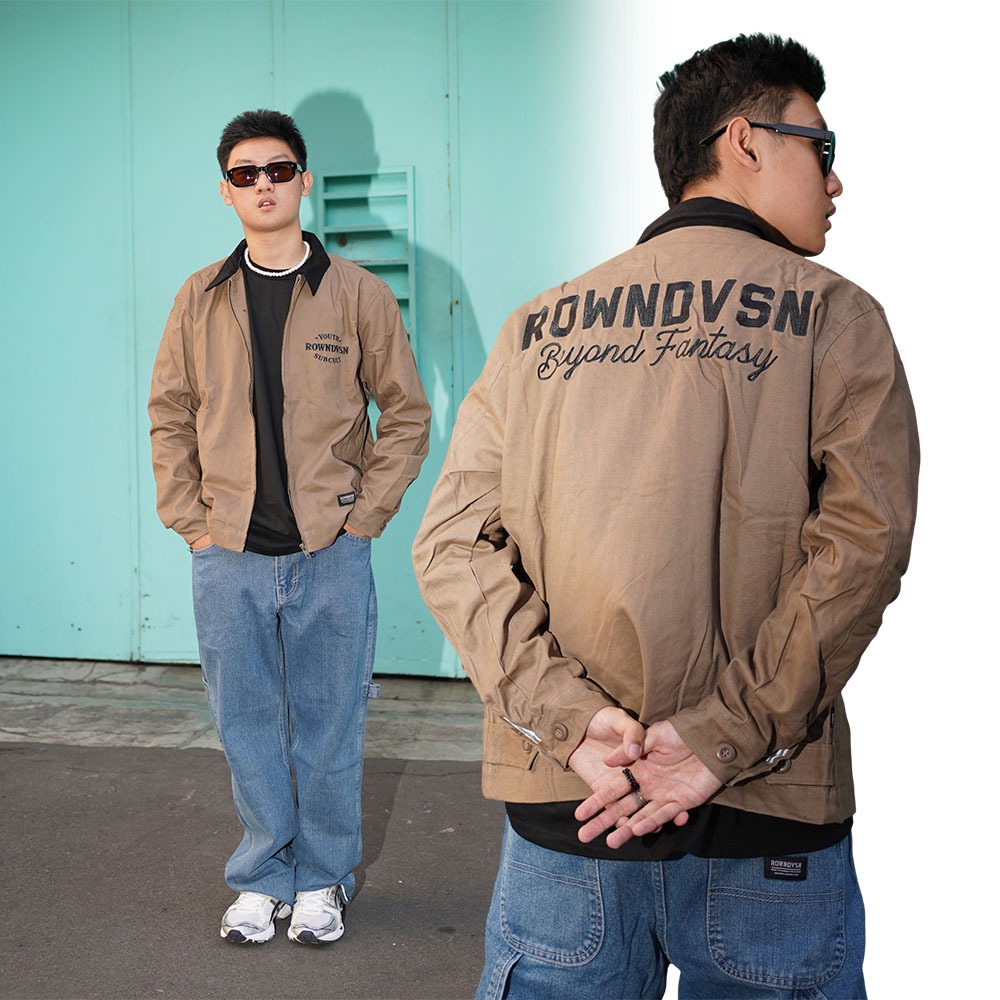 Jual Rown Division Stockroom Deck Jacket - Rowndvsn Jaket Kanvas Volans ...
