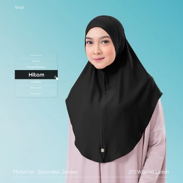 RnW Hijab Bergo Nayla Instan Hijab Daily Hijab