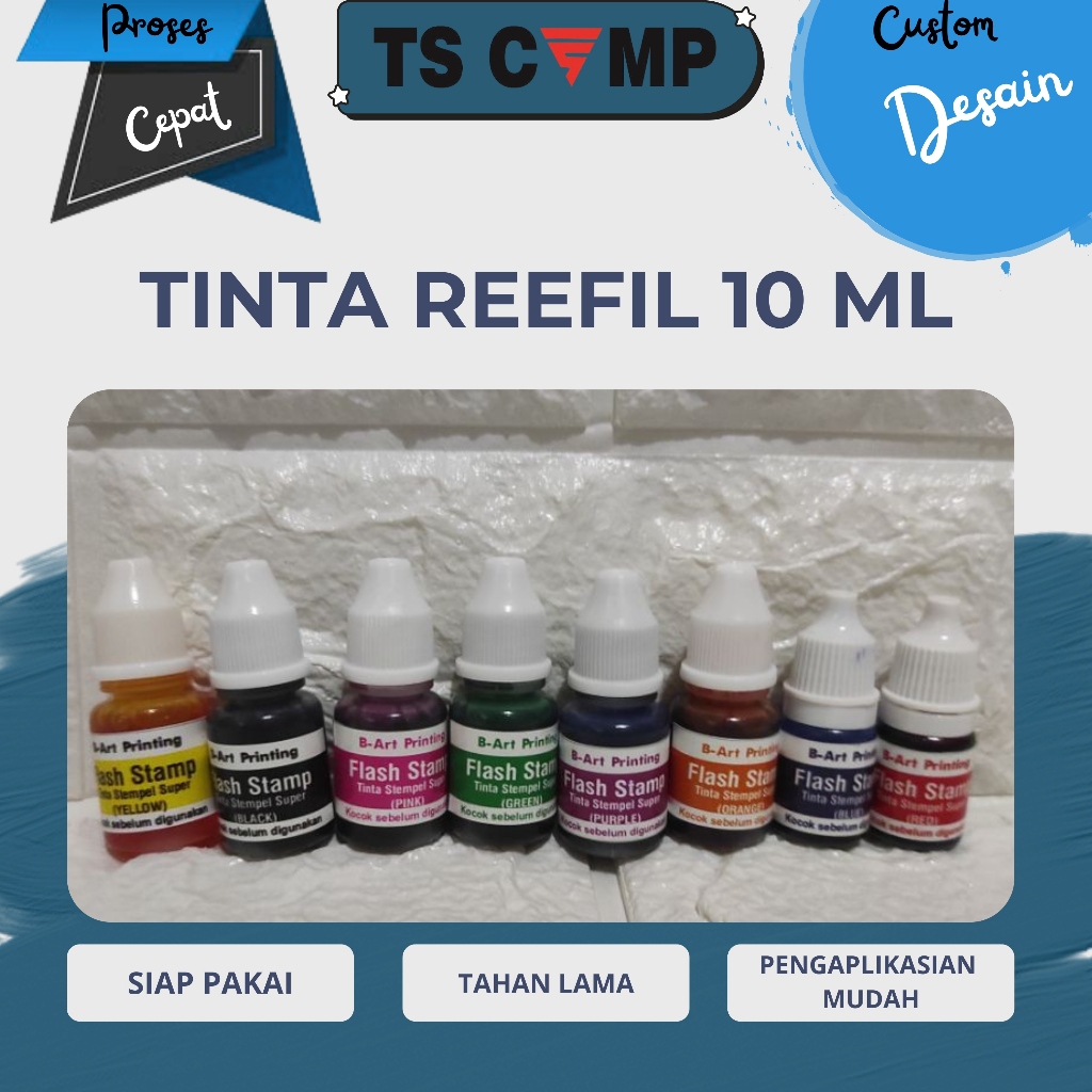 Jual Tinta Refile Stampel Flash 10ml | Shopee Indonesia