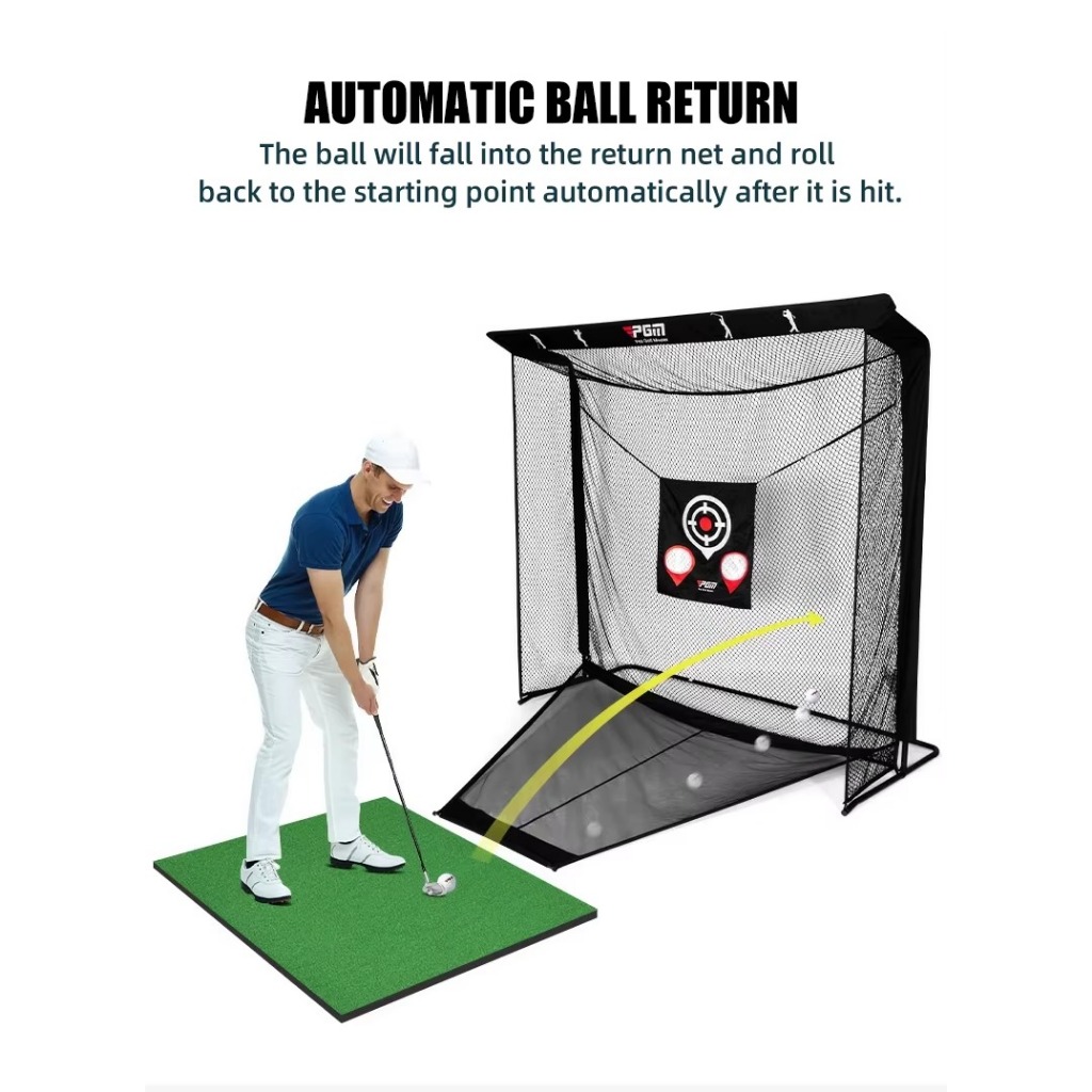 Jual PGM Net Golf Automatic Ball Return Golf Net Driving Chipping ...