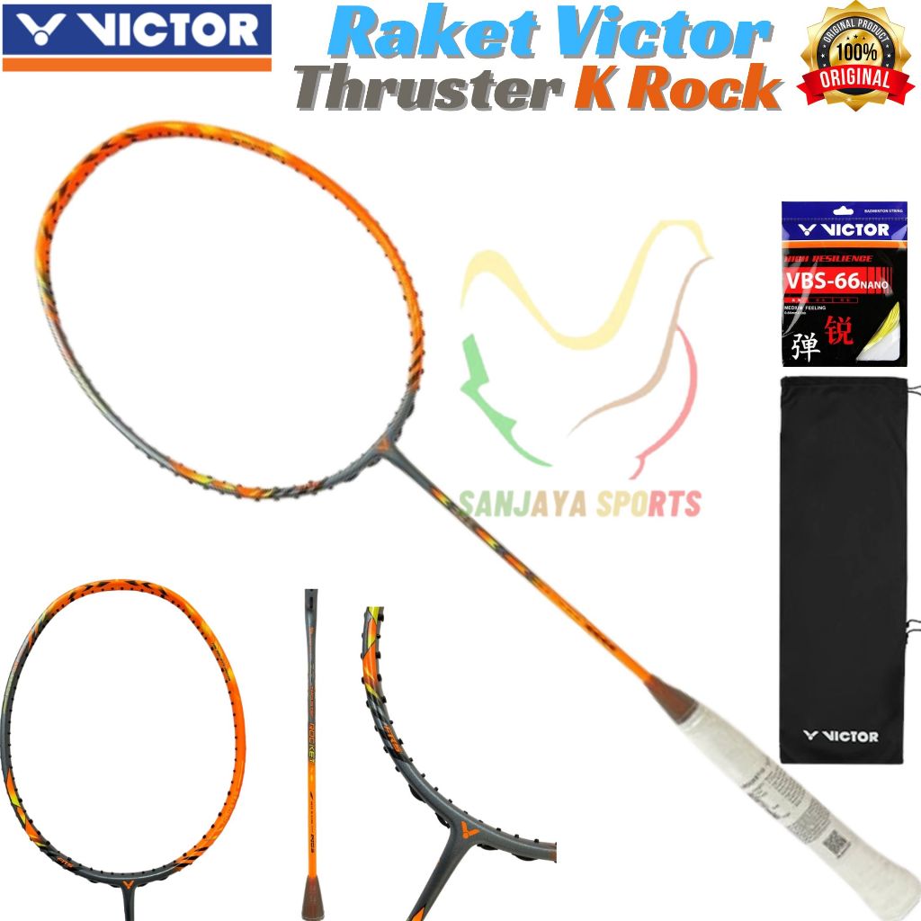 Jual Raket Badminton Bulutangkis Victor Thruster K Rocket / Thruster K ...