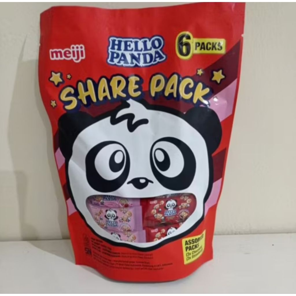 Jual Biskuit hello panda share pack 150gr | Shopee Indonesia