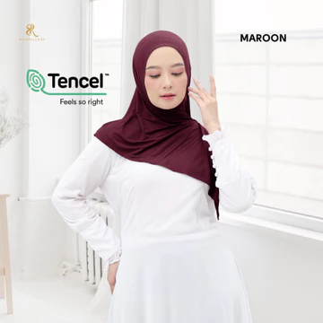 Fiona Segitiga Tencel™ Modal 40S Bergo Hijab Instan Adem Nyaman
